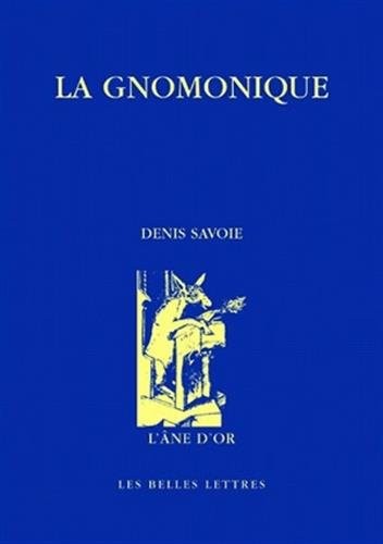 Cover for La Gnomonique (L'ane D'or) (French Edition)
