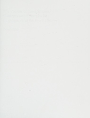 Cover for Process of Investigation