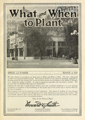 Cover for What and when to plant