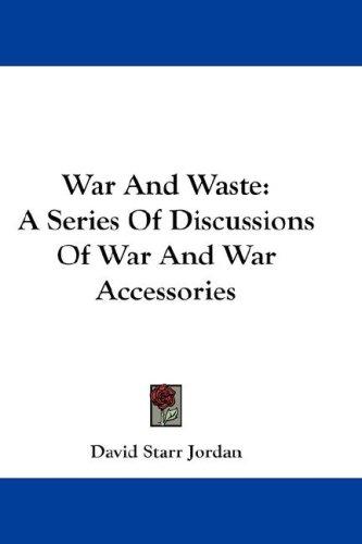 Cover for War And Waste