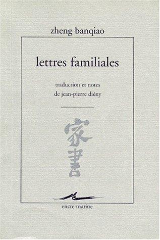 Cover for Lettres familiales