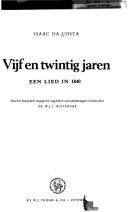 Cover for Vijf en twintig jaren