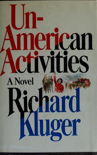 Cover for Un-American activities