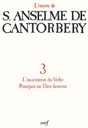 Cover for Lettre sur l'incarnation du Verbe ; Pourquoi un Dieu-homme