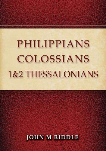 Cover for Philippians, Colossians, 1 & 2 Thessalonians