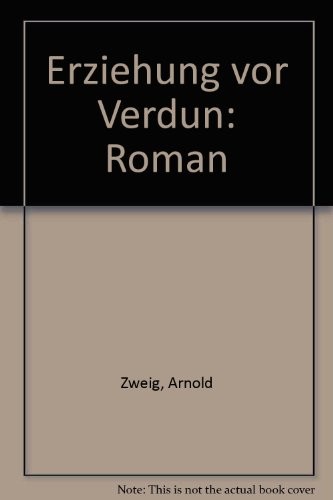 Cover for Erziehung vor Verdun