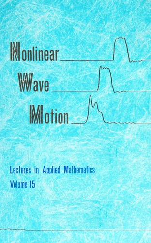 Cover for Nonlinear wave motion.