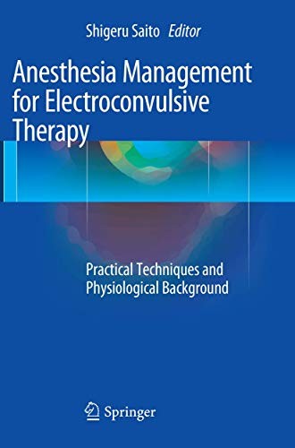 Cover for Anesthesia Management for Electroconvulsive Therapy