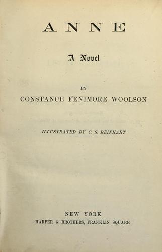 Cover for Anne
