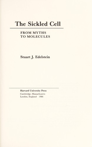 Cover for The sickled cell