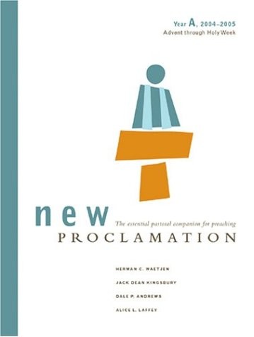 Cover for New proclamation.