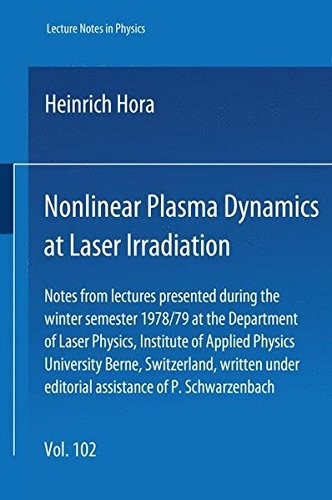 Cover for Nonlinear Plasma Dynamics at Laser Irradiation