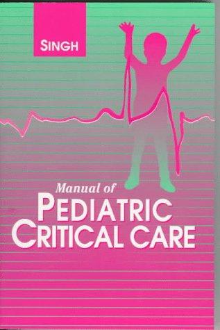 Cover for Manual of pediatric critical care