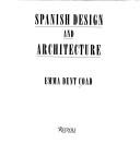 Cover for Spanish design and architecture