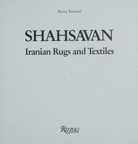 Cover for Shahsavan Iranian rugs and textiles