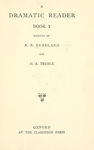 Cover for dramatic reader