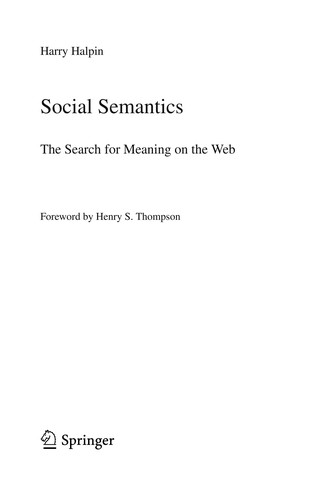 Cover for Social Semantics