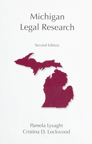 Cover for Michigan legal research