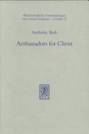 Cover for Ambassadors for Christ