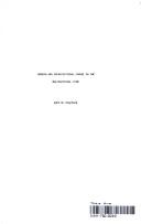 Cover for Growth and organizational change in the multinational firm