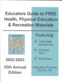 Cover for Educators Guide to Free Health, Physical Education & Recreation Materials