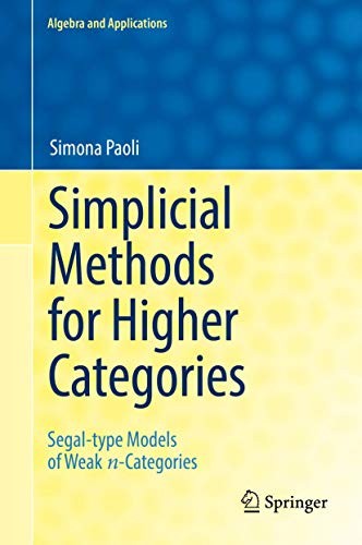 Cover for Simplicial Methods for Higher Categories