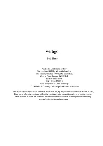Cover for Vertigo