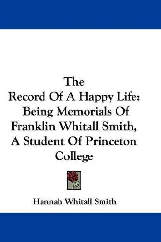 Cover for The Record Of A Happy Life