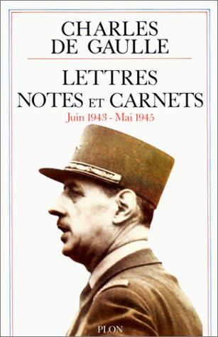 Cover for Lettres, notes et carnets