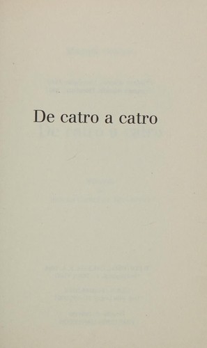 Cover for De catro a catro