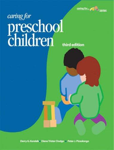 Cover for Caring For Preschool Children