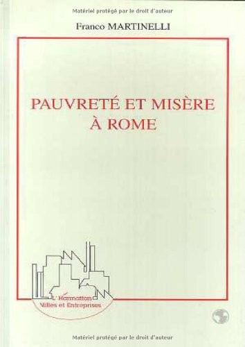 Cover for Pauvreté et misère à Rome