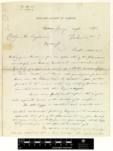 Cover for Correspondence