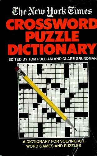Cover for The New York times crossword puzzle dictionary