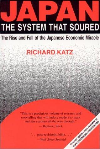 Cover for Japan, the System That Soured