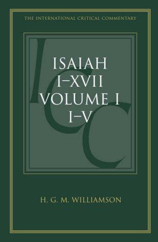 Cover for A Critical and Exegetical Commentary on Isaiah 1-27