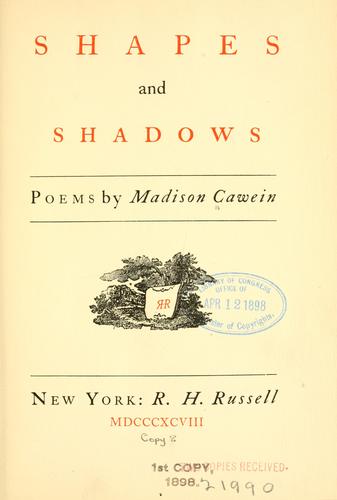 Cover for Shapes and shadows