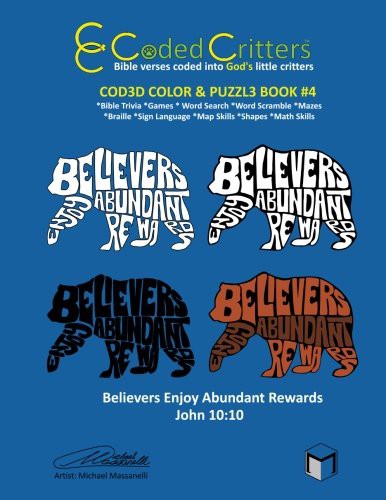 Cover for Coded Critters Activity Book #4