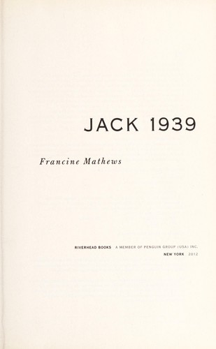 Cover for Jack 1939