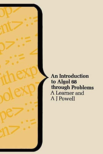 Cover for An Introduction to Algol 68 through Problems