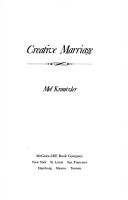 Cover for Creative marriage