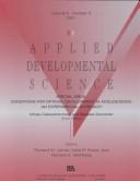 Cover for Conditions for Optimal Development in Adolescence: An Experiential Approach