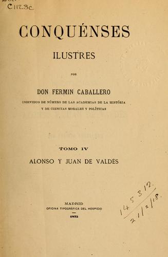 Cover for Alonso y Juan de Valdés