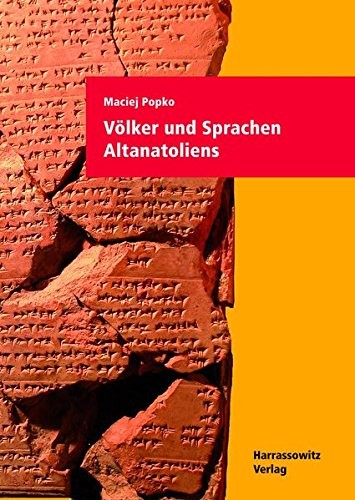 Cover for Volker Und Sprachen Altanatoliens (German Edition)