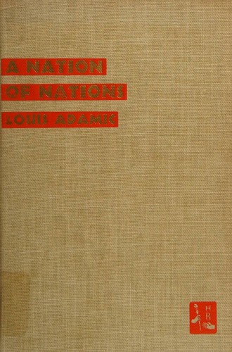 Cover for A nation of nations