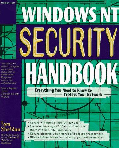 Cover for Windows NT Security Handbook
