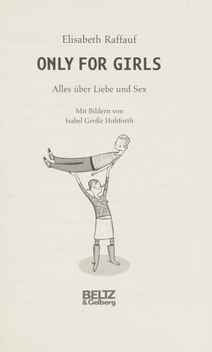 Cover for Only for girls