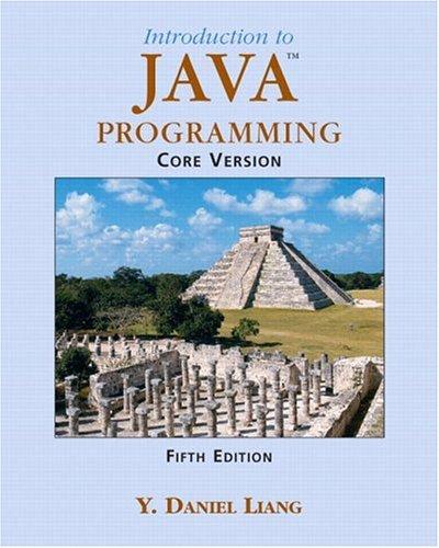 Cover for Introduction to Java Programming Core Vision (5th Edition)