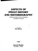 Cover for Aspects of Indian history and historiography