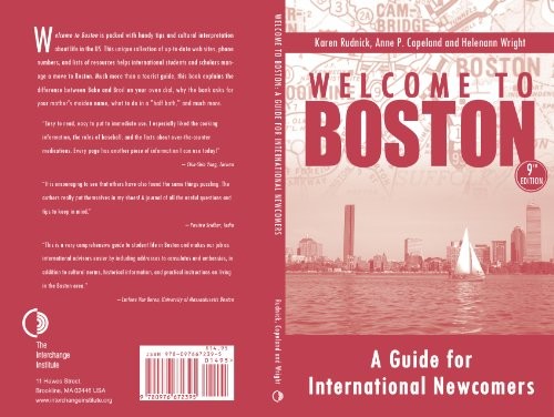 Cover for Welcome to Boston, A Guide for International Newcomers 9th Edition